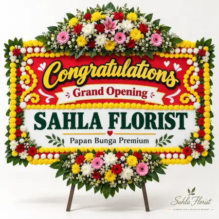 Papan Bunga Ucapan Selamat Bali